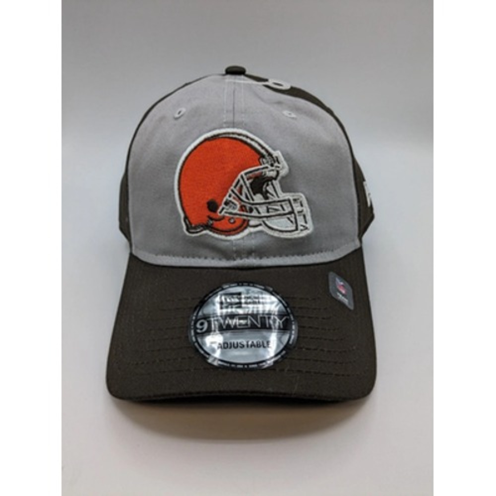 Cleveland Browns Hat Cap Snap Back Brown Gray NFL Football Logo New Era Mens New